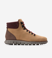 Men's ZERØGRAND Remastered Waterproof Hiking Boots in Brown | Cole Haan