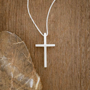 Child of Faith Cross Necklace [Sterling Silver]