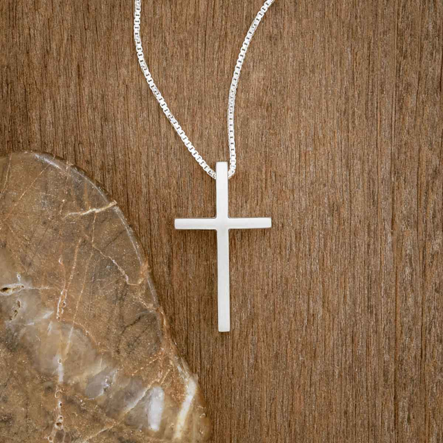 Child of Faith Cross Necklace [Sterling Silver]