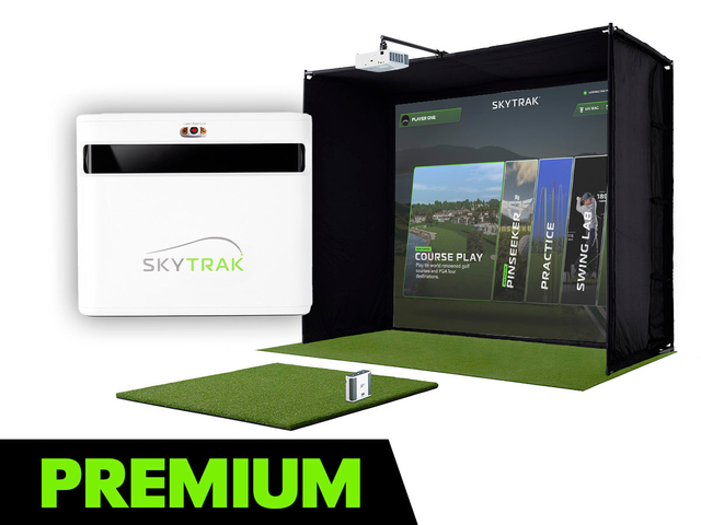 SKYTRAK ST+ Golf Simulator | Premium Studio Package