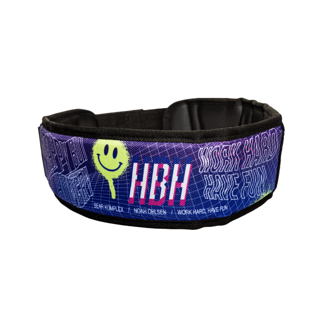 Bear KompleX "APEX" Premium Leather Belt - Noah Ohlsen "Happy But Hungry"