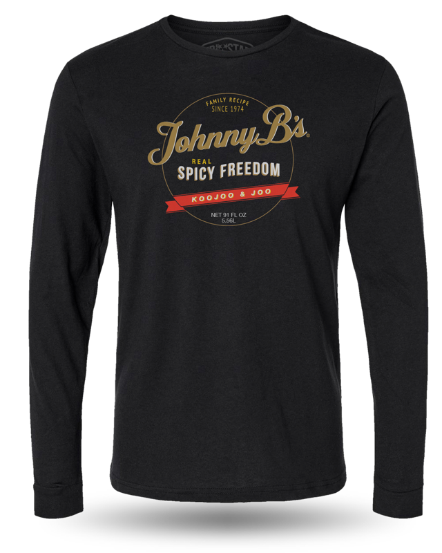 JOHNNY B SPICY FREEDOM LONG SLEEVE - BLACK
