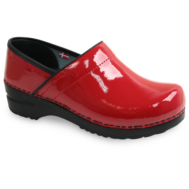 Pro. Patent Women's Clog in Red