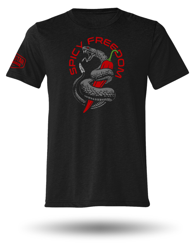 SPICY FREEDOM TEE - BLACK