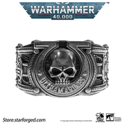 Starforged Warhammer 40K Sigil Ring of Ultramar & Ultramarines Space Marine Legion Men's Ring