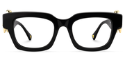 Sabrina - Rectangle Black Eyeglasses