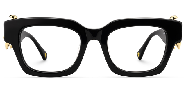 Sabrina - Rectangle Black Eyeglasses