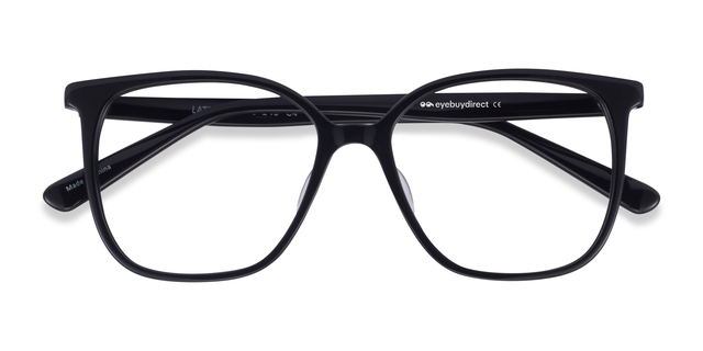 Latte Square Black Glasses for Women | Eyebuydirect