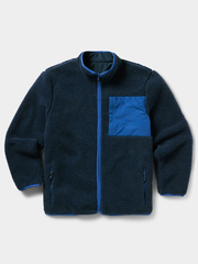 M's Reversible Sherpa Jacket - Tide Blue / Navy