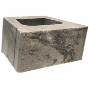 8 x 18 Quarry Gray Clifton Straight Retaining Wall Block