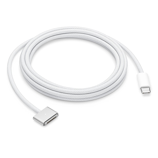 Apple Magnetic USB-C to MagSafe 3 Charging Cable, 6.56 ft., White (MW613AM/A)