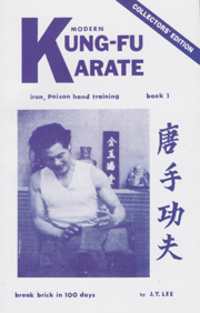 Modern Karate & Kung Fu: Iron Poison Hand Training Book by James Yimm Lee (Preowned)