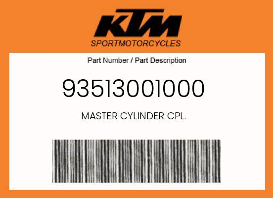 MASTER CYLINDER CPL.