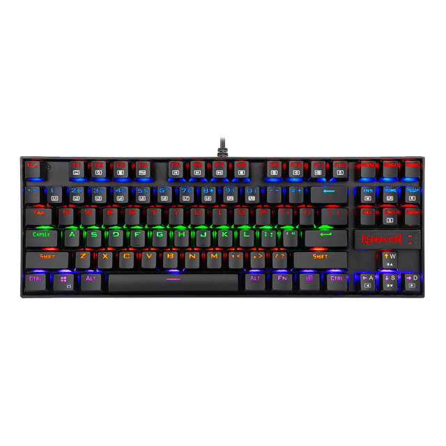 KUMARA K552 LED Rainbow Backlit Wired Keyboard