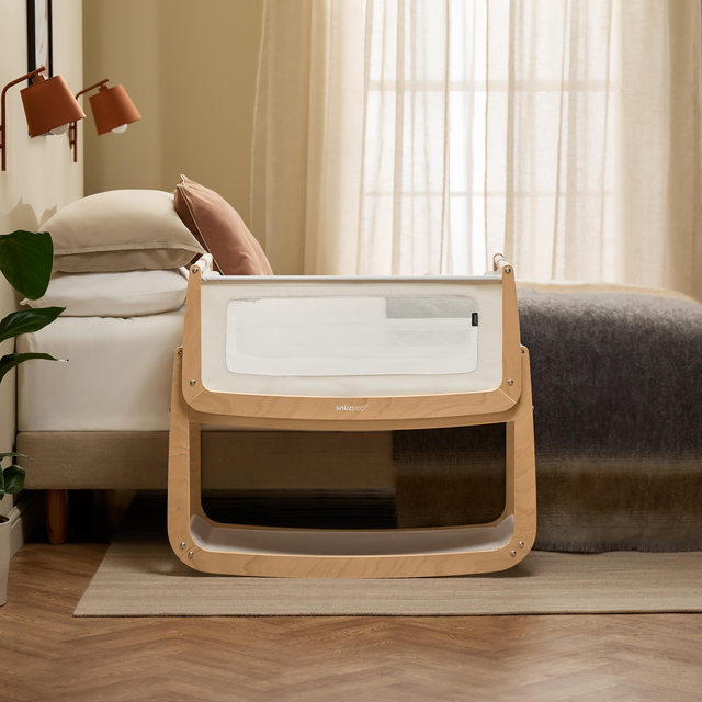 SnuzPod5 Bedside Crib Natural