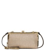 Missoula Frame - Distressed Metallic Raffia