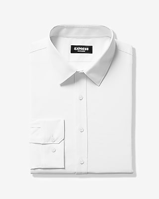 Slim Solid Wrinkle-resistant Performance Dress Shirt