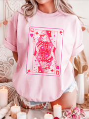 Queen of Hearts ~ Unisex T-shirts, Sweatshirts, Raglans and Tank Tops Relaxed Fit Printed in the USA