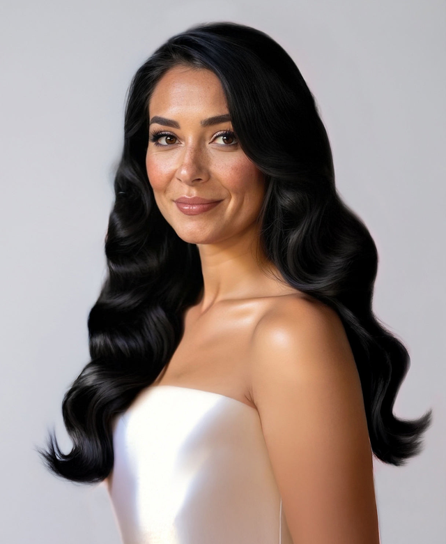 tape-in hair extensions jet black.