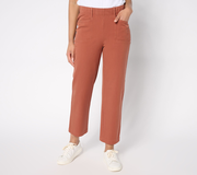 AnyBody Regular All-Stretch Twill Straight Leg Ankle Pants