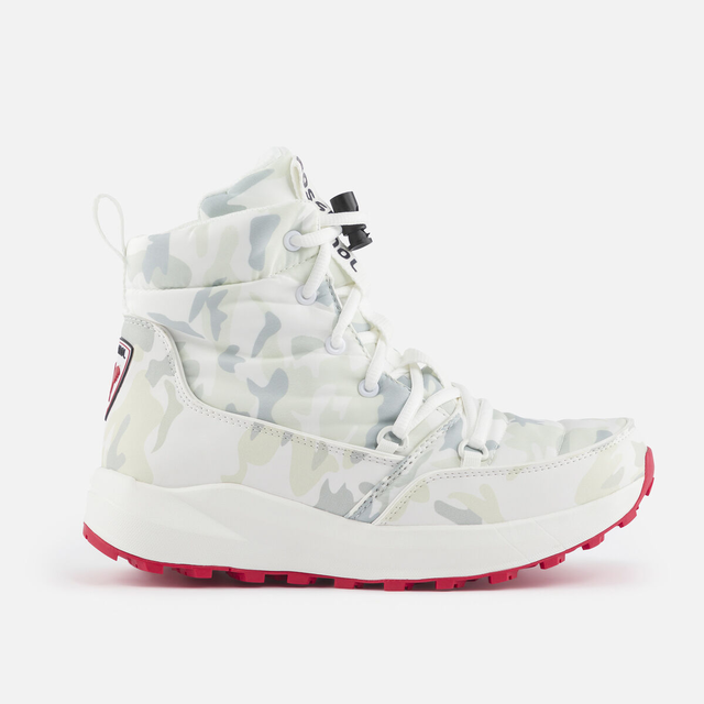 Unisex Podium Camo White Apres Ski Boots