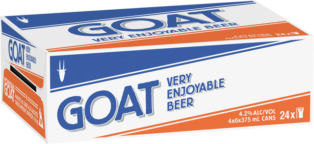 Mountain Goat 'Goat' Lager Can 375mL