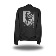MARILYN SKELETON HORROR BLACK HOODIE
