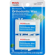 CVS Health Mint Flavored Orthodontic Wax, Mint