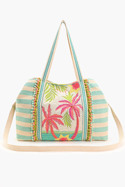 Palm Paradise Beach Tote Bag