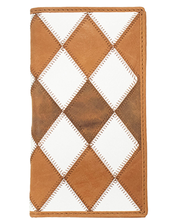 Men's Diamond Patchwork Wallet