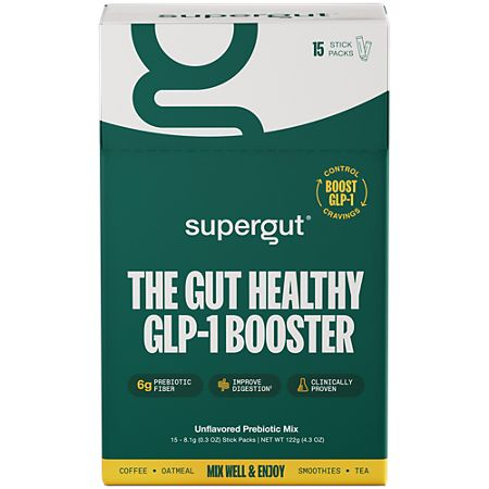 The Gut Healthy GLP-1 Booster Prebiotic Mix Packets - Unflavored (15 Single Serving Packets)