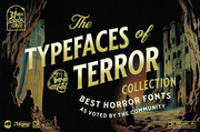 The Typefaces of Terror Collection