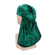 Green Luxury Velvet Durag