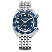Aquastar Benthos Heritage 2 Blue Edition Steel Wristwatch