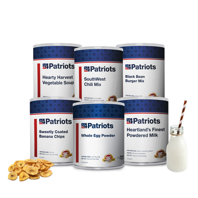 Gluten-Free Variety Emergency Survival Food Kit #10 Can