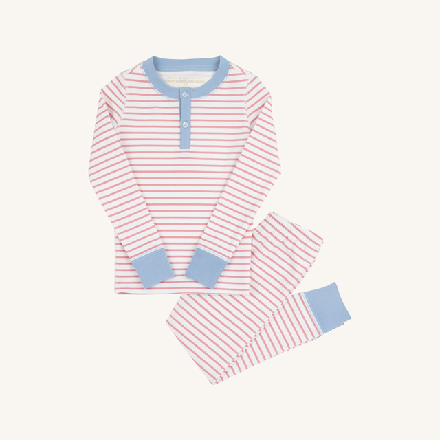 Sutton's Sweet Dream Set - Nantucket Red Stripe with Barrington Blue