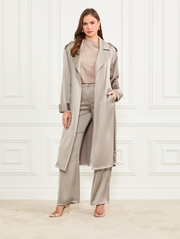 Eva Satin Trench Coat