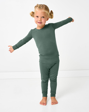 Grove Green Two-Piece Pajama Set