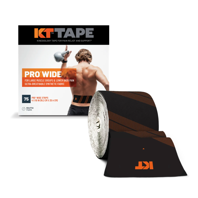 KT Tape Pro® Wide 75 Strip 10" Precut