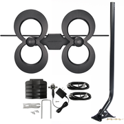 Bundle - ClearStream MAX-V Pro Indoor / Outdoor HD TV Antenna, 40-inch Mast, ClearStream JUICE Plus Preamplifier