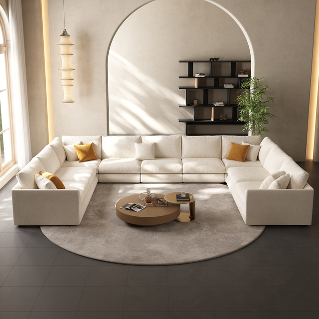 Aalto Boutique Feathers Plume U Sectional