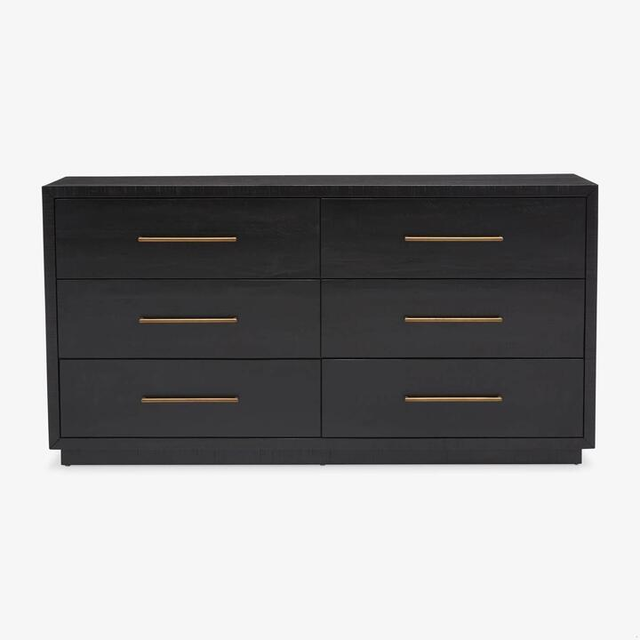 Vanga 6-drawer dresser - Black