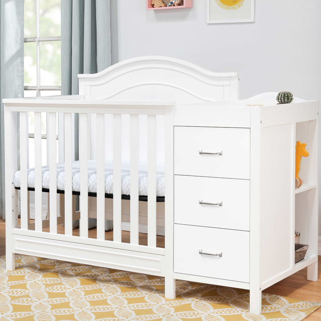 Charlie 4-in-1 Convertible Mini Crib & Changer