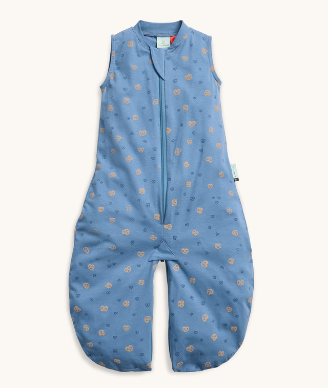 Jersey Sleep Suit Sack 0.2 TOG Petit Pretzel