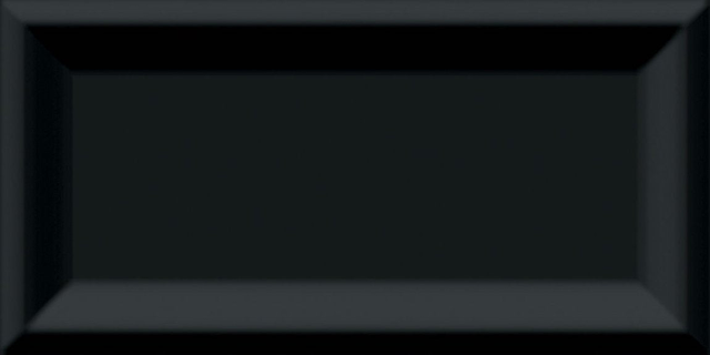 Subway Tile 3x6 Reverse Bevel Matte Black