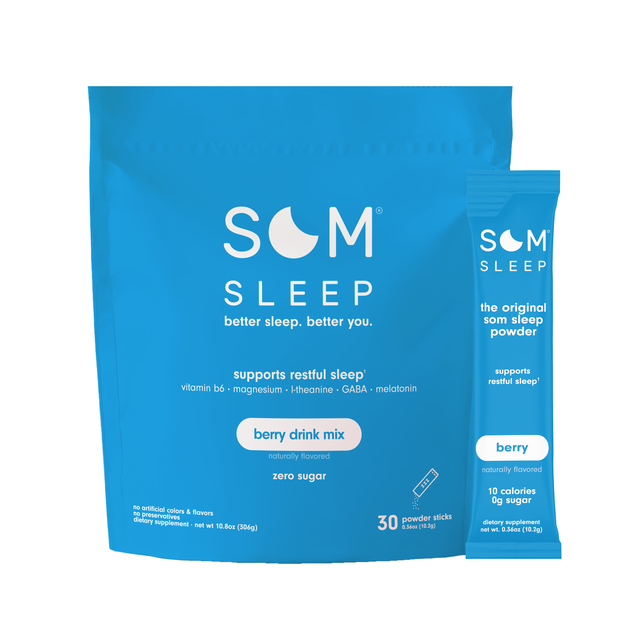 Som Sleep Zero Sugar Powder Drink Mix · Berry
