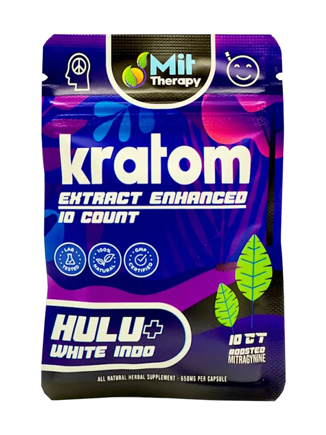 Hulu | White Indo Mit Therapy Kratom Extract 10ct