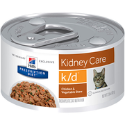 Hill's Prescription Diet k/d Feline Kidney Care Chicken & Veg Stew (24x2.9oz)