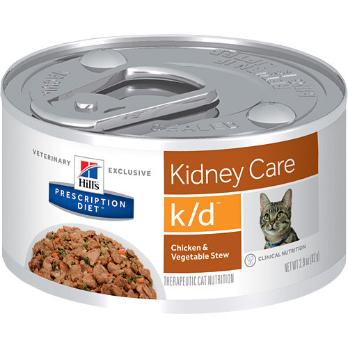 Hill's Prescription Diet k/d Feline Kidney Care Chicken & Veg Stew (24x2.9oz)