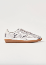 ALOHAS Tb.490 Rife Shimmer Silver Cream Leather Sneakers